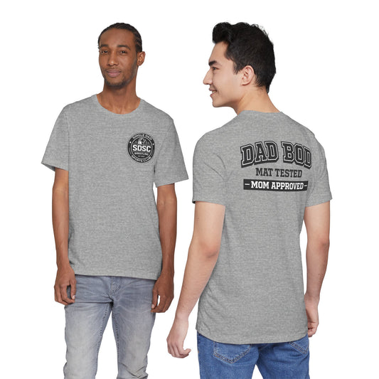 Single Dad Wrestling Shirt Dad Bod Mat Tested Mom Approved Wrestling Dad Tee Single Dad Sports Club Shirt