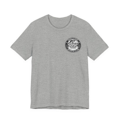 Single Dad Sports Club Fishing Shirt – “Fishing Is: A Jerk on One End Waiting for a Jerk on the Other”
