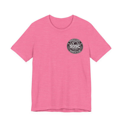 Single Moms Love a Strong Offense T-Shirt — Supportive Mom Football Tee
