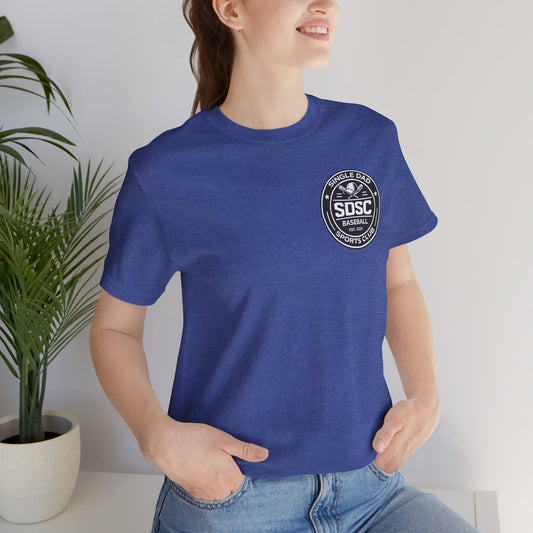 Still Hitting – SDSC Baseball Tee