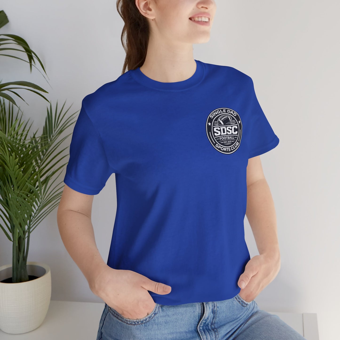 Single Dad Football Shirt Red Zone Specialist Single Dad Sports Club Tee