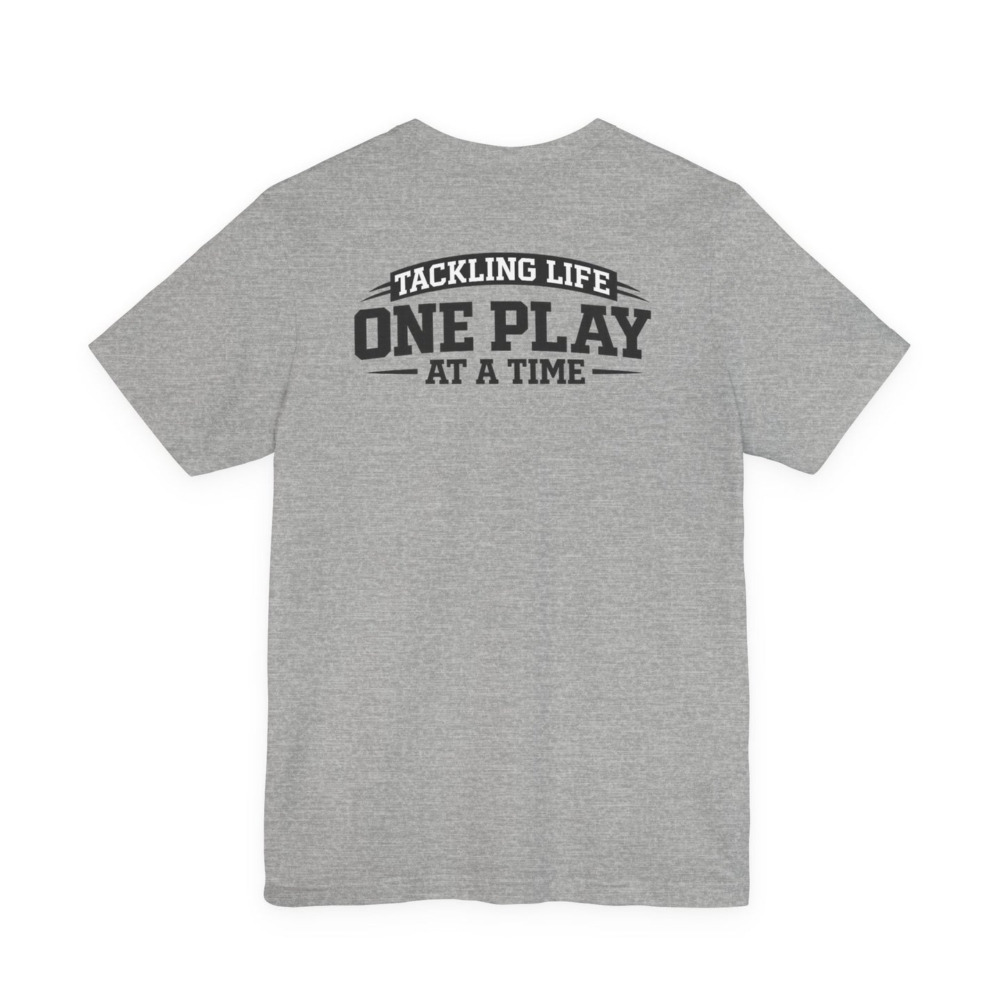 Single Dad Football Shirt Tackling Life One Play At A Time Single Dad Sports Club Tee